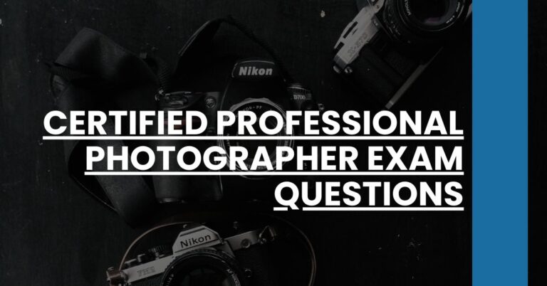 Certified Professional Photographer Exam Questions Feature Image